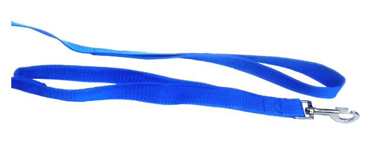 Nylon Dog Leash Strong and Durable for Walking and Running with Your Dogs.it is Easy to use with Dabble Handle and Neck Hook with Carabiner Leash for Large, Medium Dogs (10Ft, Blue) - Image 2