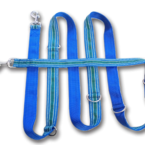 Nylon DUBIDU Nyllon Heavy Deuty Hands Free Dog Leash for Running Walking Long Tether Adjustable Multi-Function Traffic Two in One Dogs Leash