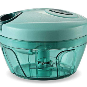 Polypropylene Mini Handy and Compact Chopper with 3 Blades for Effortlessly Chopping Vegetables and Fruits for Your Kitchen (Green, 400 ml)