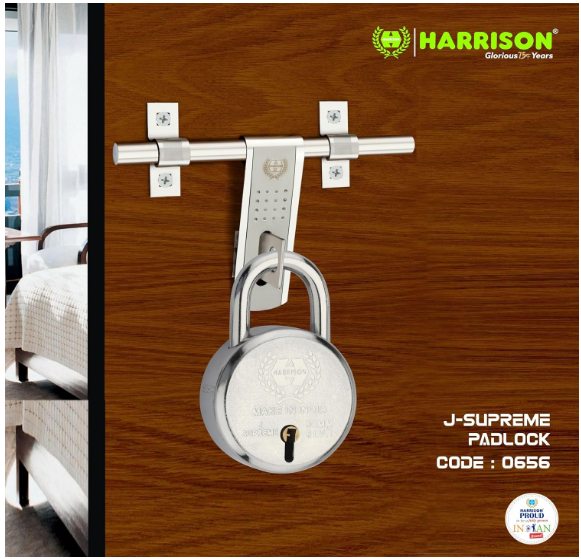 Padlocks/SUPREME-6 Lever with 3 Keys/Padlock, Padlocks, Locks for Home, Locks for Main Door, gate (Pack of 2, 50mm) - Image 4