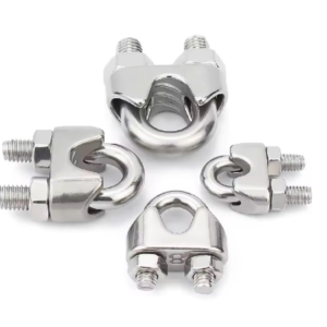 Steel Wire Rope Clamps/Wire Rope Clips/Wire Rope U-Bolts/ - Ideal for Wire rope Rigging, Fitting, Lifting Rope, Connecting Rope Fitting (6mm)10pc