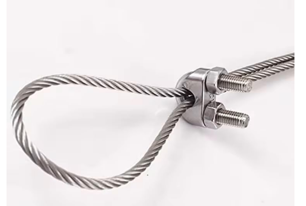 Steel Wire Rope Clamps/Wire Rope Clips/Wire Rope U-Bolts/ - Ideal for Wire rope Rigging, Fitting, Lifting Rope, Connecting Rope Fitting (6mm)10pc - Image 3