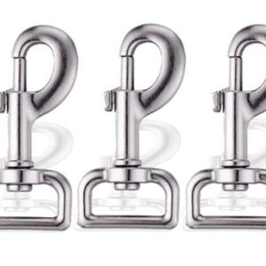 DilliWale'(3" inch x 1.2" inch) Snap Hooks Metal Trigger Clip Heavy Duty Snap Trigger Clip for Spring Pet Buckle, Linking Dog Leash Collar Pack of(06)
